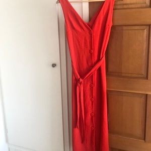 Primark red dress